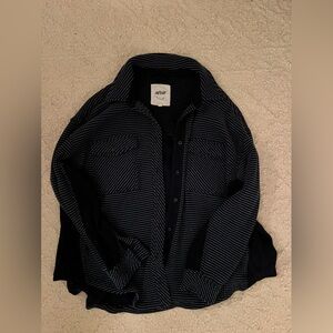 Aeries Button Up Waffle Shirt